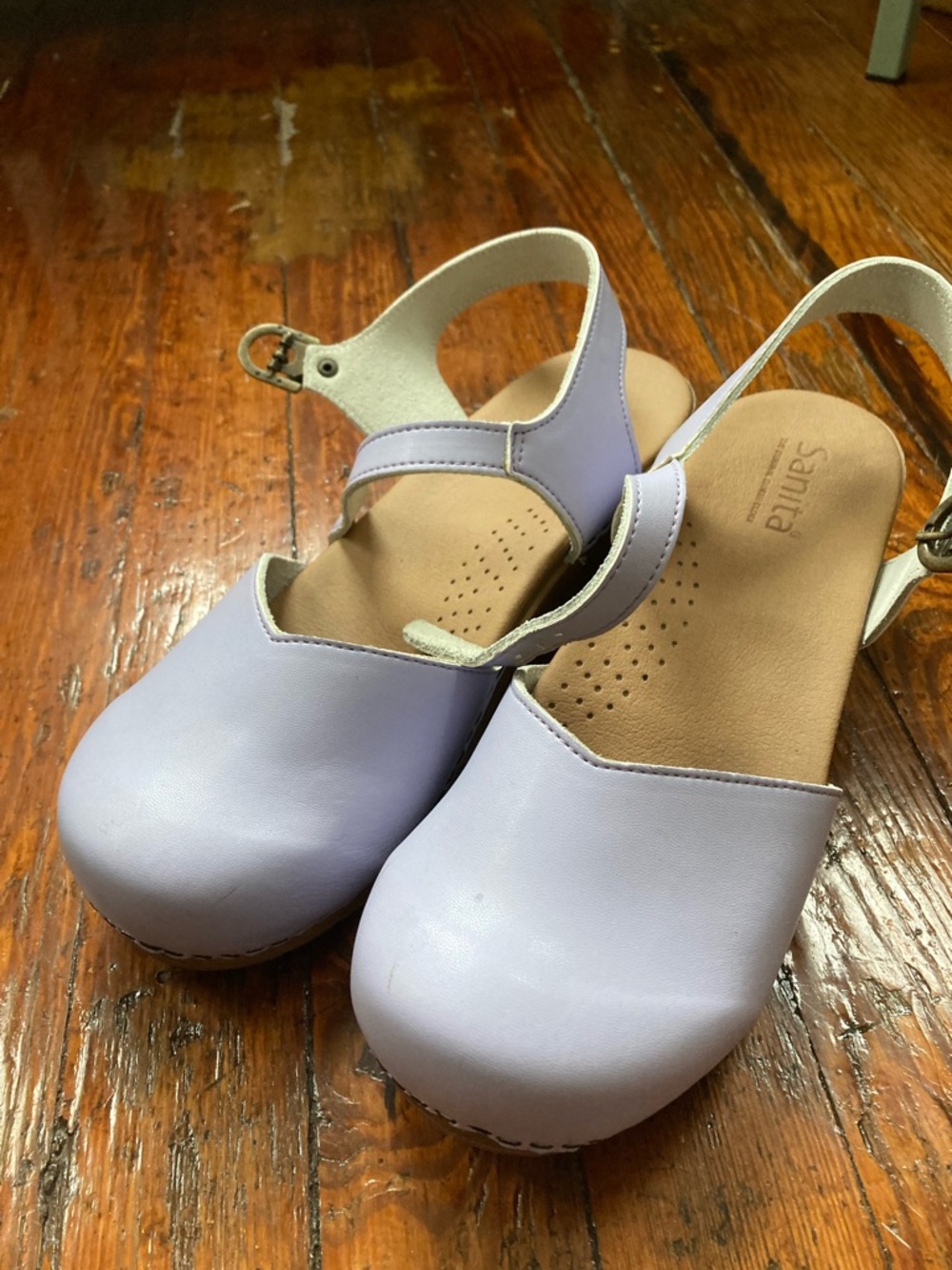 Sanita Sansi Sandal in Purple Size 40